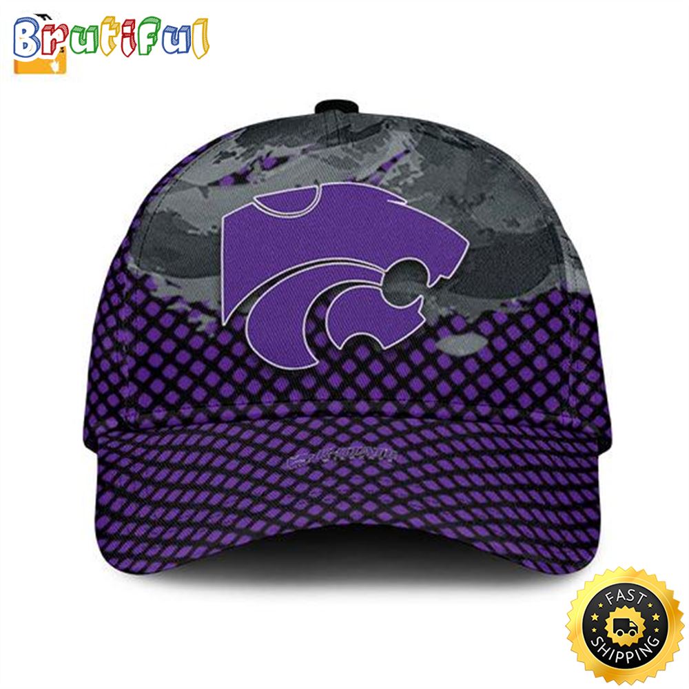 Sportswearmerch Kansas State Wildcats NCAA Grunge Classic Cap For Fan