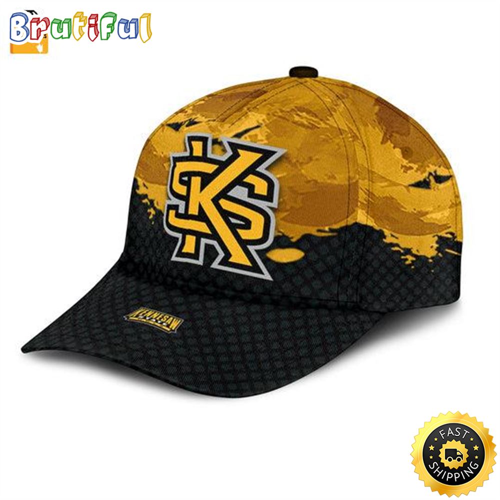 Sportswearmerch Kennesaw State Owls NCAA Grunge Classic Cap For Fan