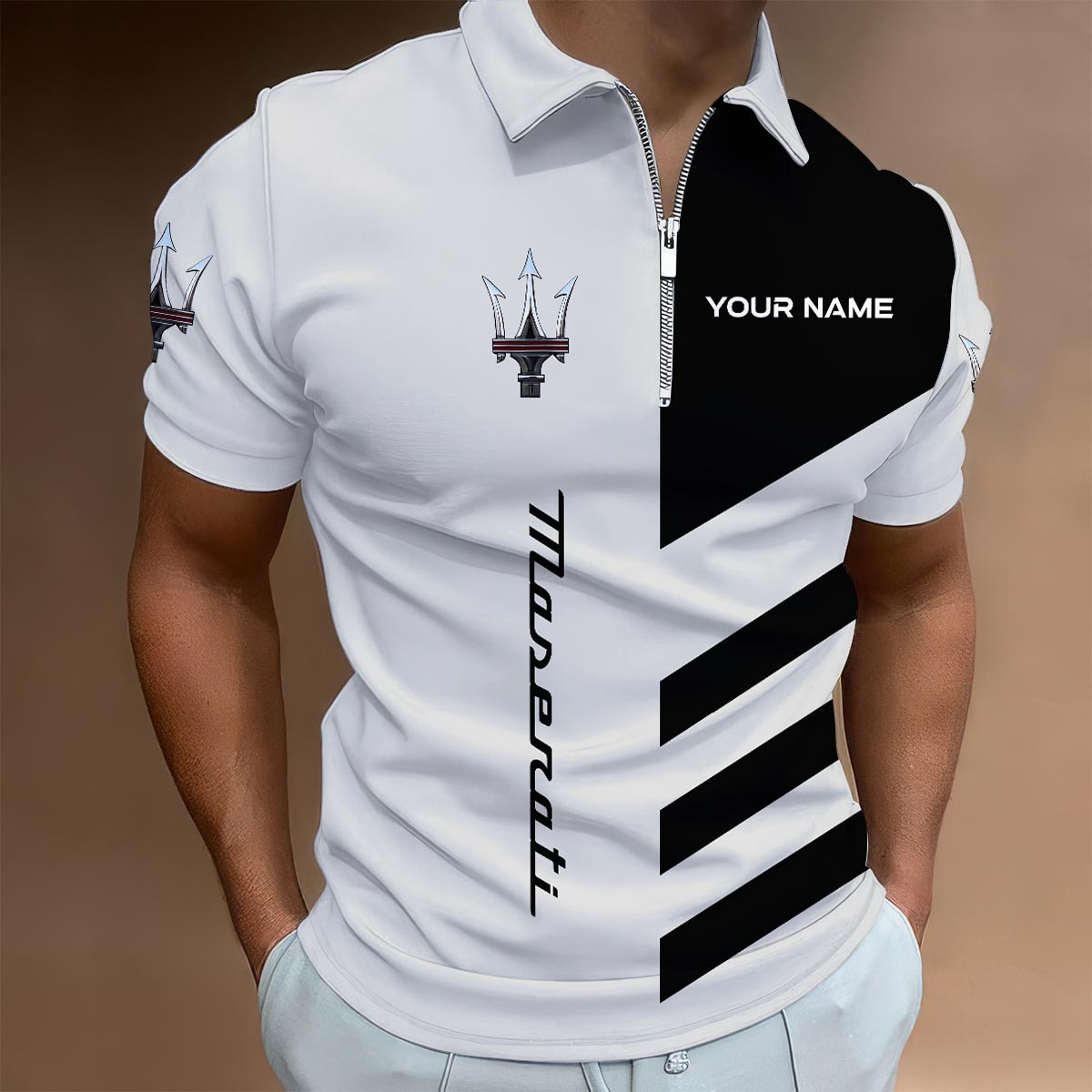 Sportswearmerch Kentucky Wildcats NCAA Lapel Zip Polo Shirt For Fan