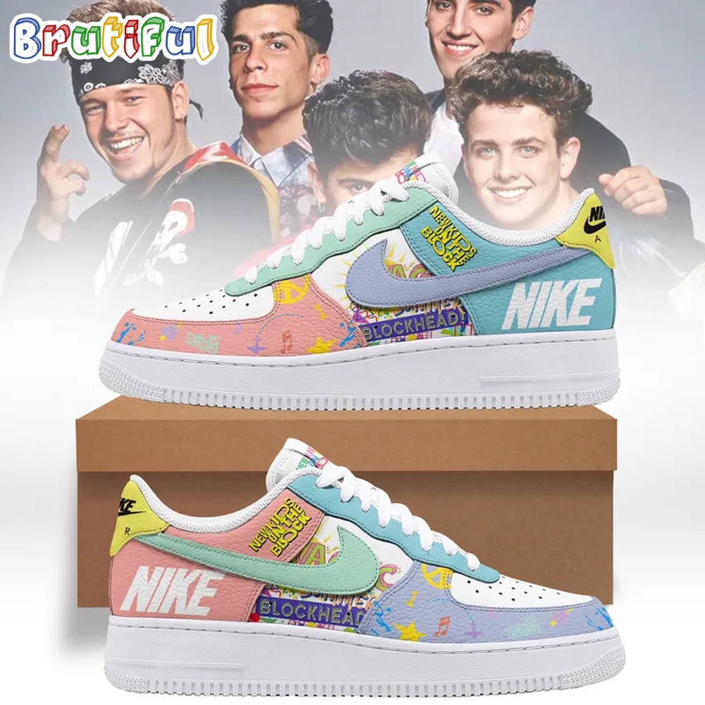Sportswearmerch Kids On the Block Music Blockhead Air Low-Top Shoes For Men And Women