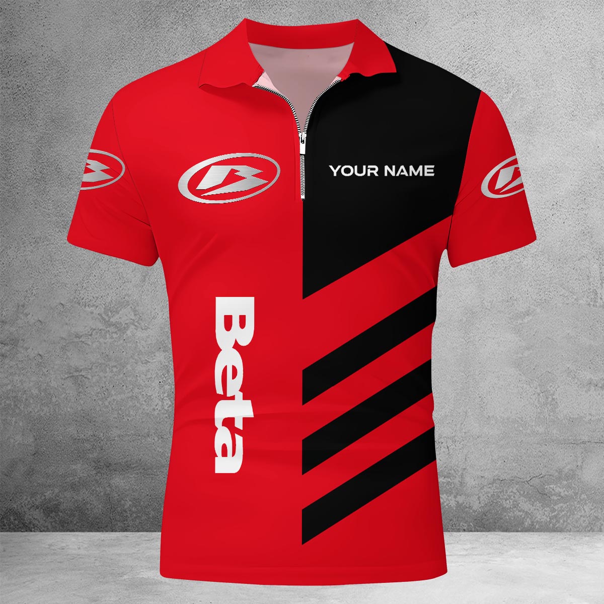 Sportswearmerch Land-Rover Car Lapel Zip Polo Shirt For Fan