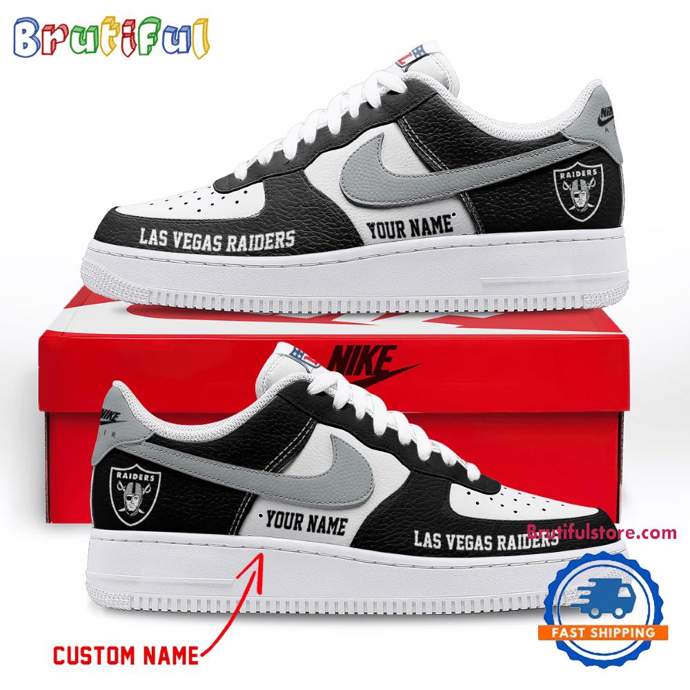 Sportswearmerch Las Vegas Raiders NFL Air Low-Top Shoes For Men And Women