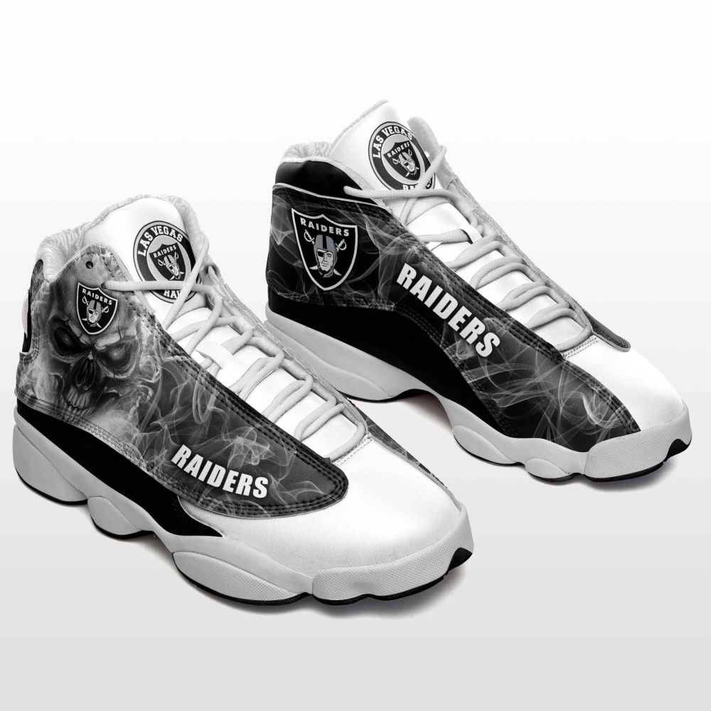 Sportswearmerch Las Vegas Raiders NFL AJ13 Sneakers Shoes For Men And Women