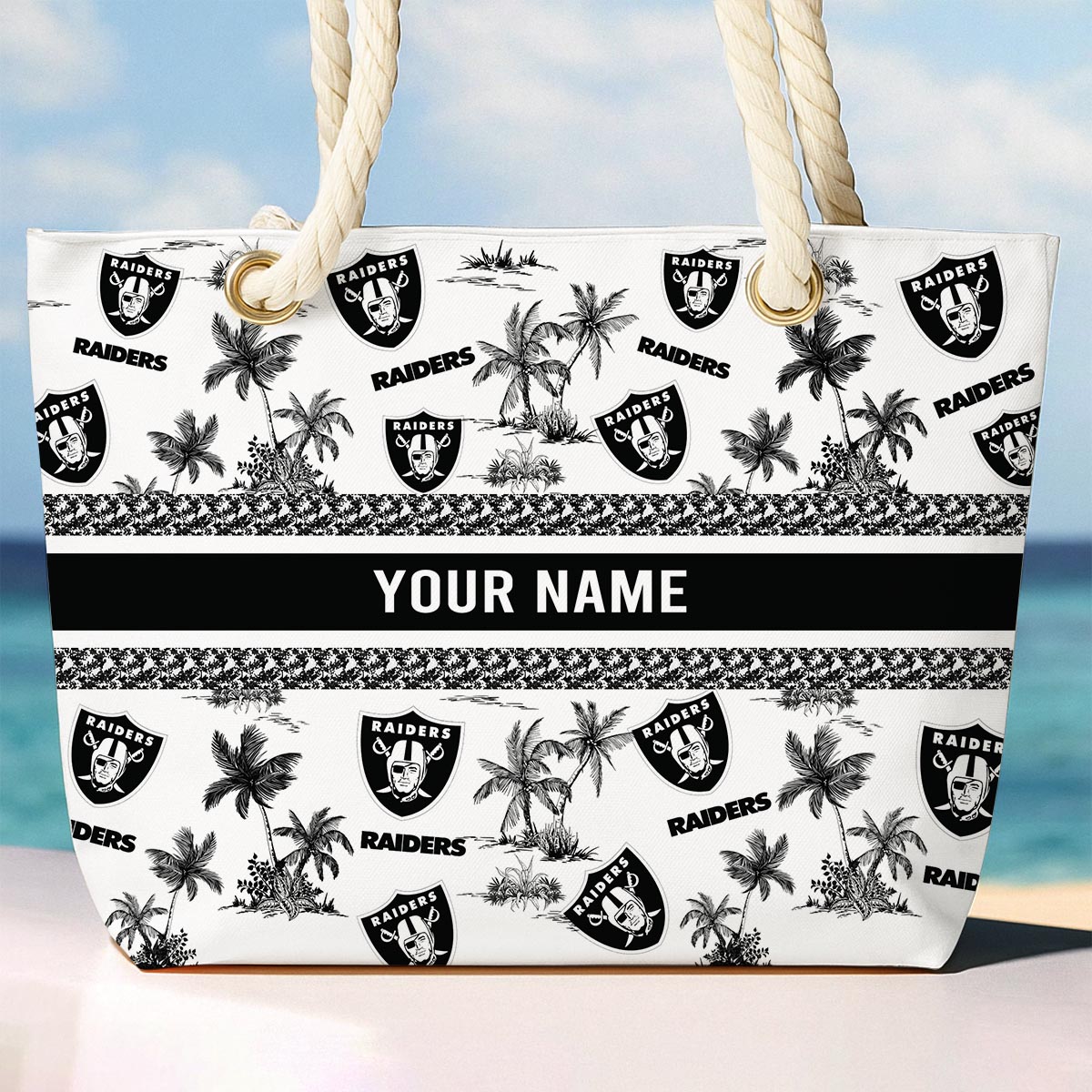 Sportswearmerch Las Vegas Raiders NFL Beach Bag For Fan