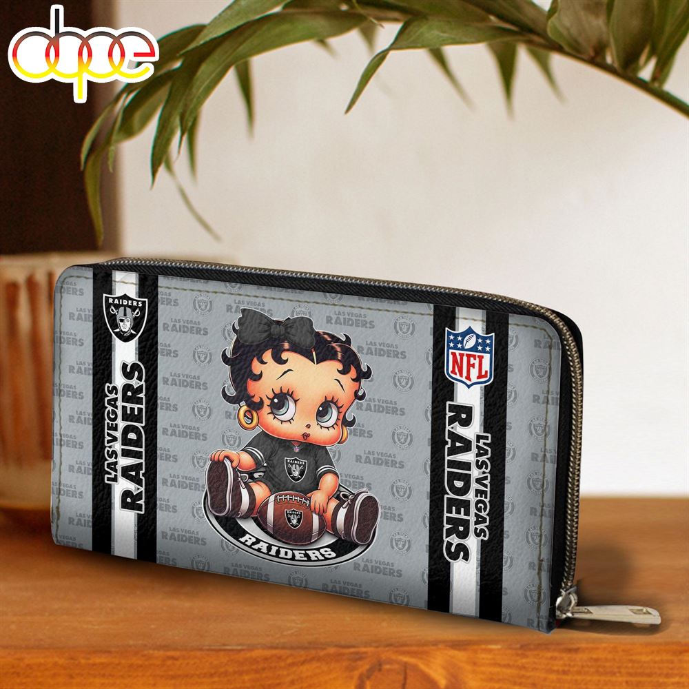 Sportswearmerch Las Vegas Raiders NFL Betty Boop Clutch Pure For Fan