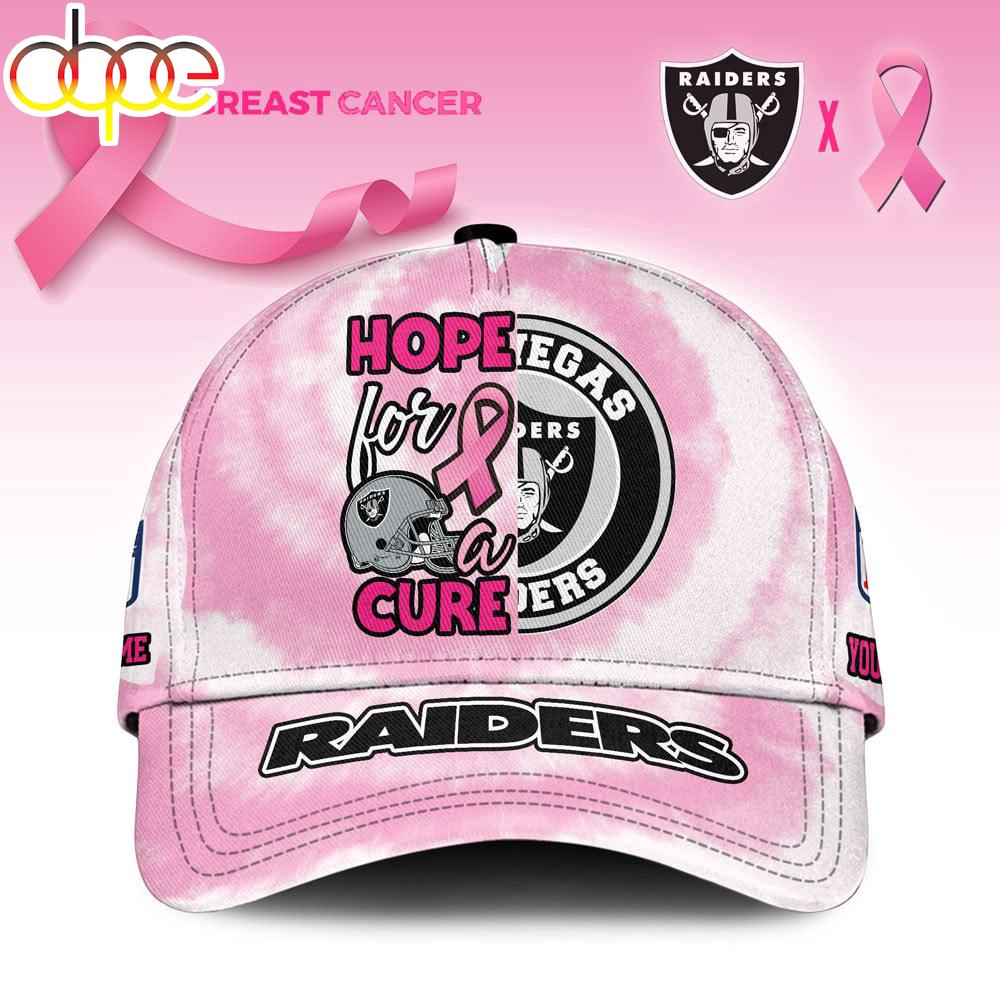 Sportswearmerch Las Vegas Raiders NFL Breast Cancer Awareness Classic Cap For Fan