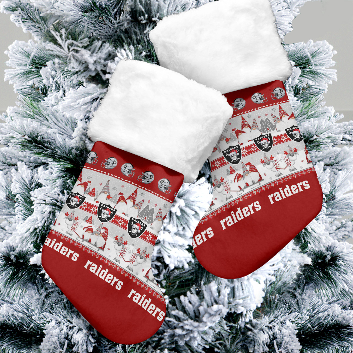 Sportswearmerch Las Vegas Raiders NFL Christmas Socks For Fan