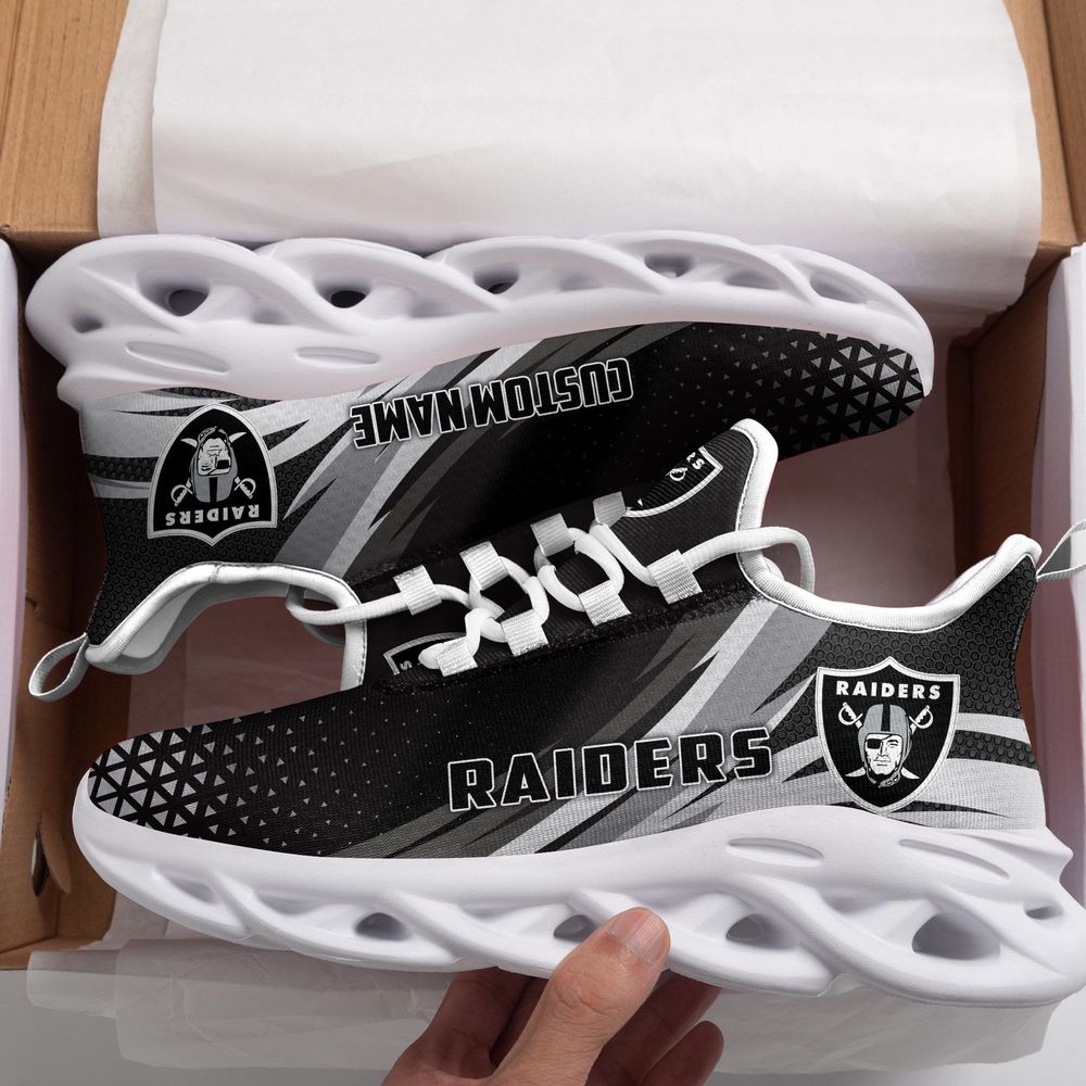 Sportswearmerch Las Vegas Raiders NFL Max Soul Shoes Sneakers For Men And Women