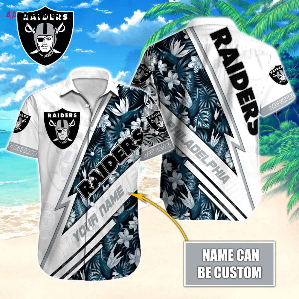Sportswearmerch Las Vegas Raiders NFL Personalized Hawaiian Shirt For Fan