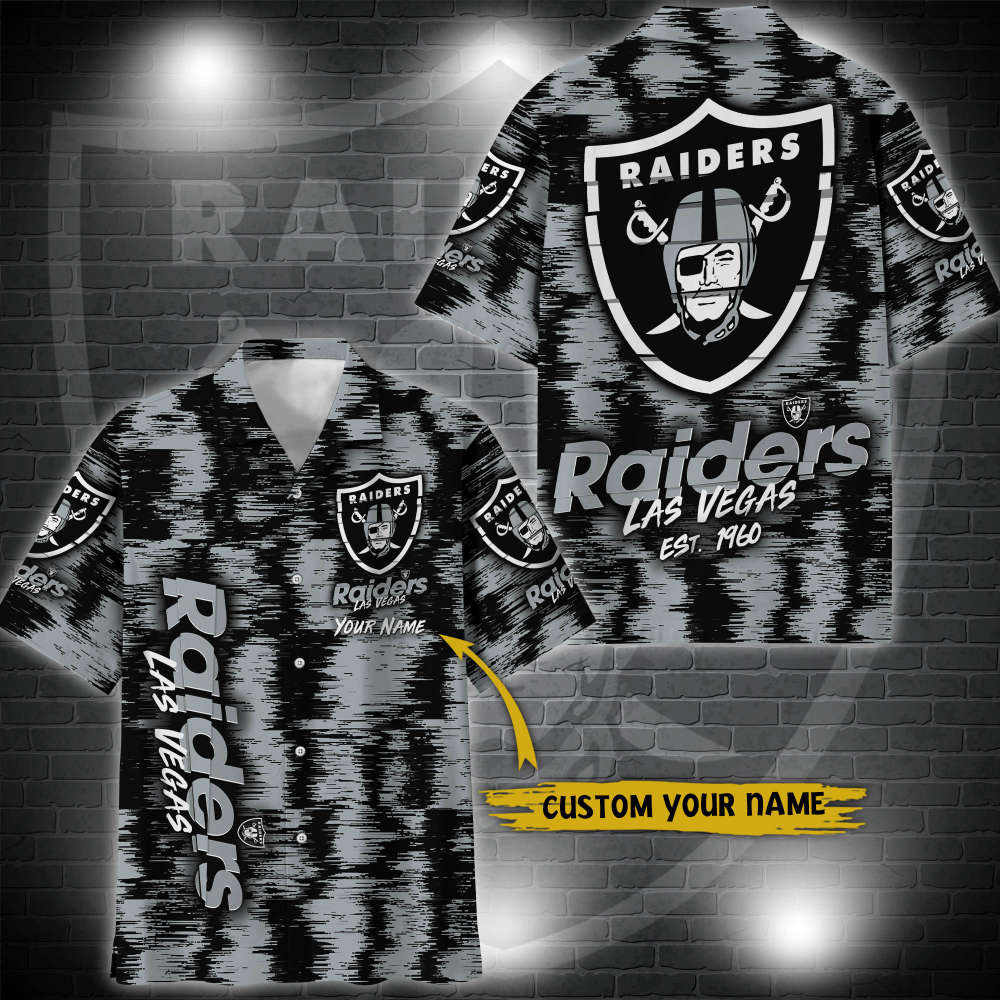 Sportswearmerch Las Vegas Raiders NFL Personalized Hawaiian Shirt For Fan