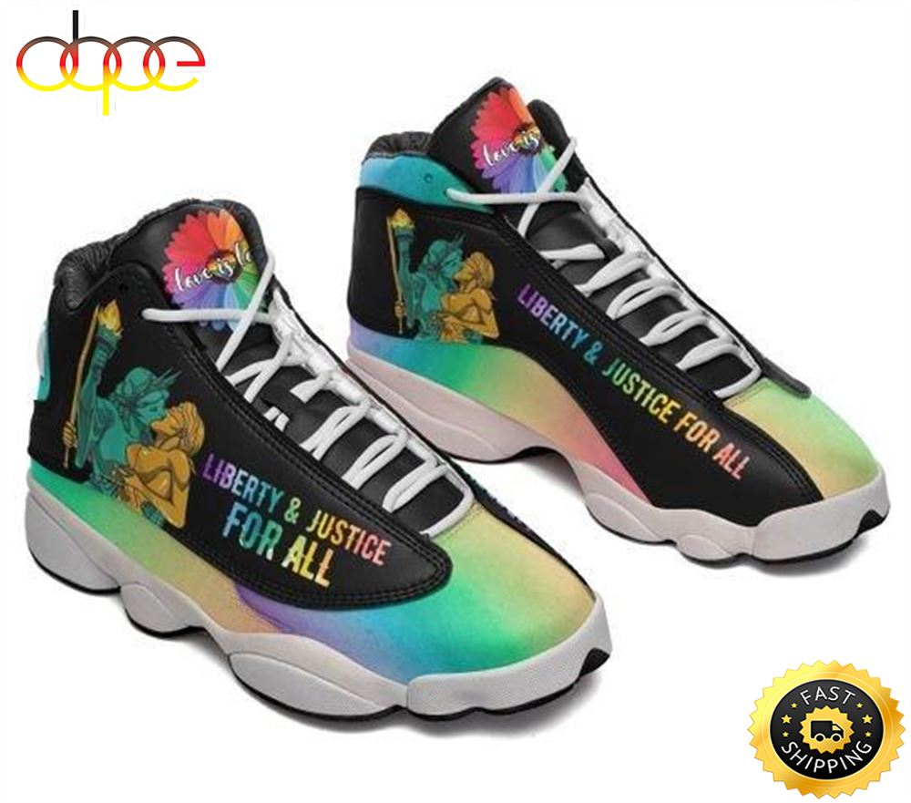 Sportswearmerch LGBT AJ13 Sneakers Shoes For Men And Women