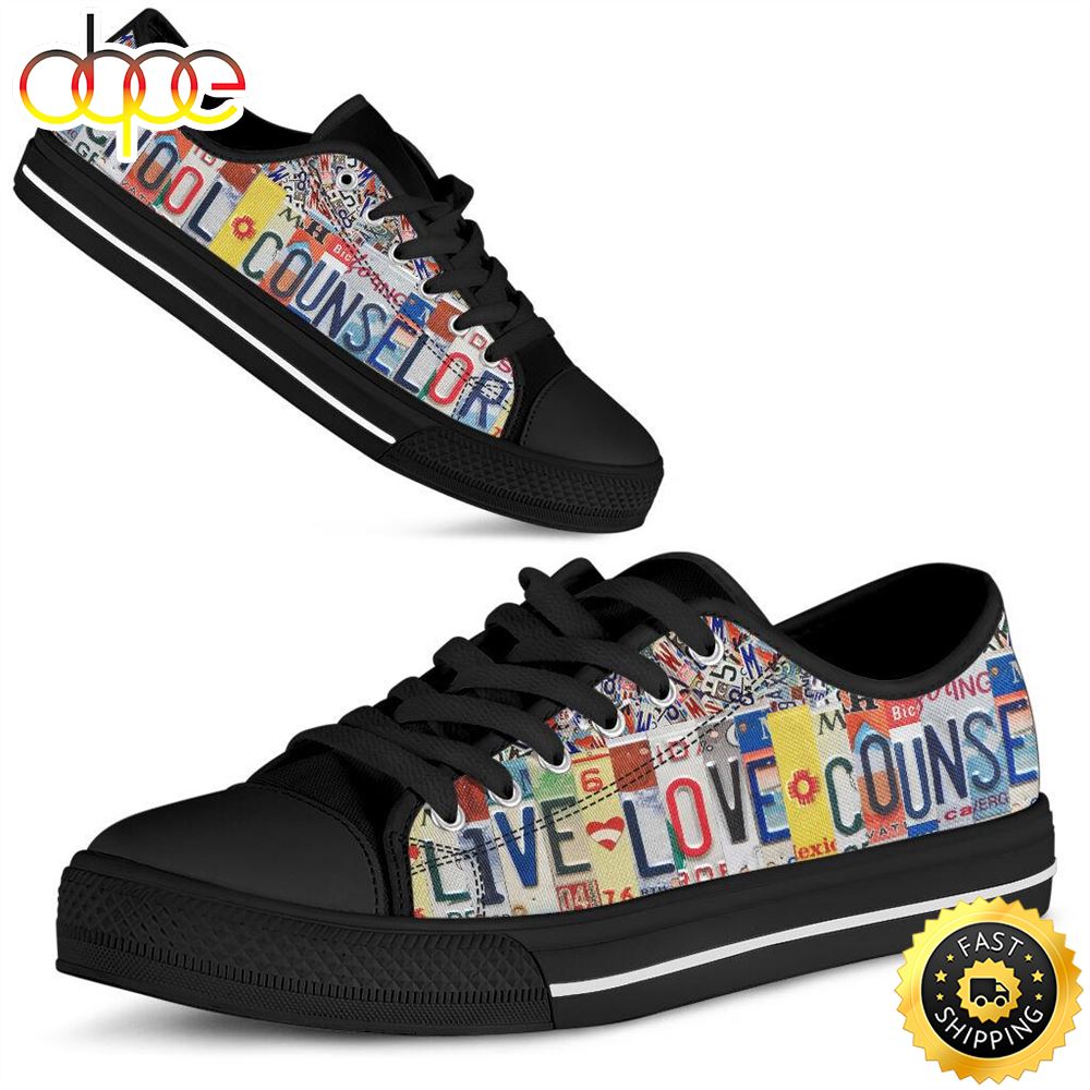 Sportswearmerch LGBT Love Is Love Low Top Canvas Sneakers Shoes For Men And Women