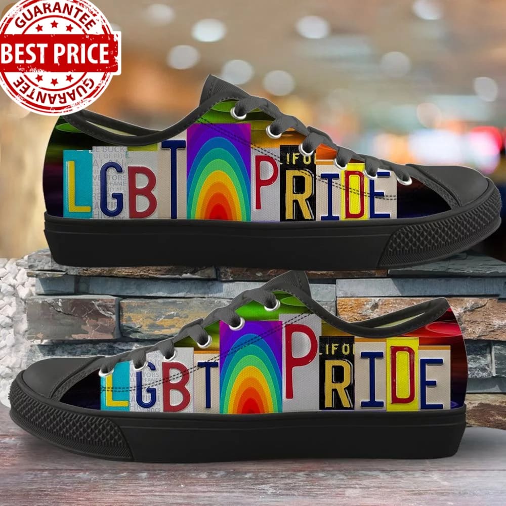 Sportswearmerch LGBT Pride Casual Low Top Canvas Sneakers Shoes For Men And Women