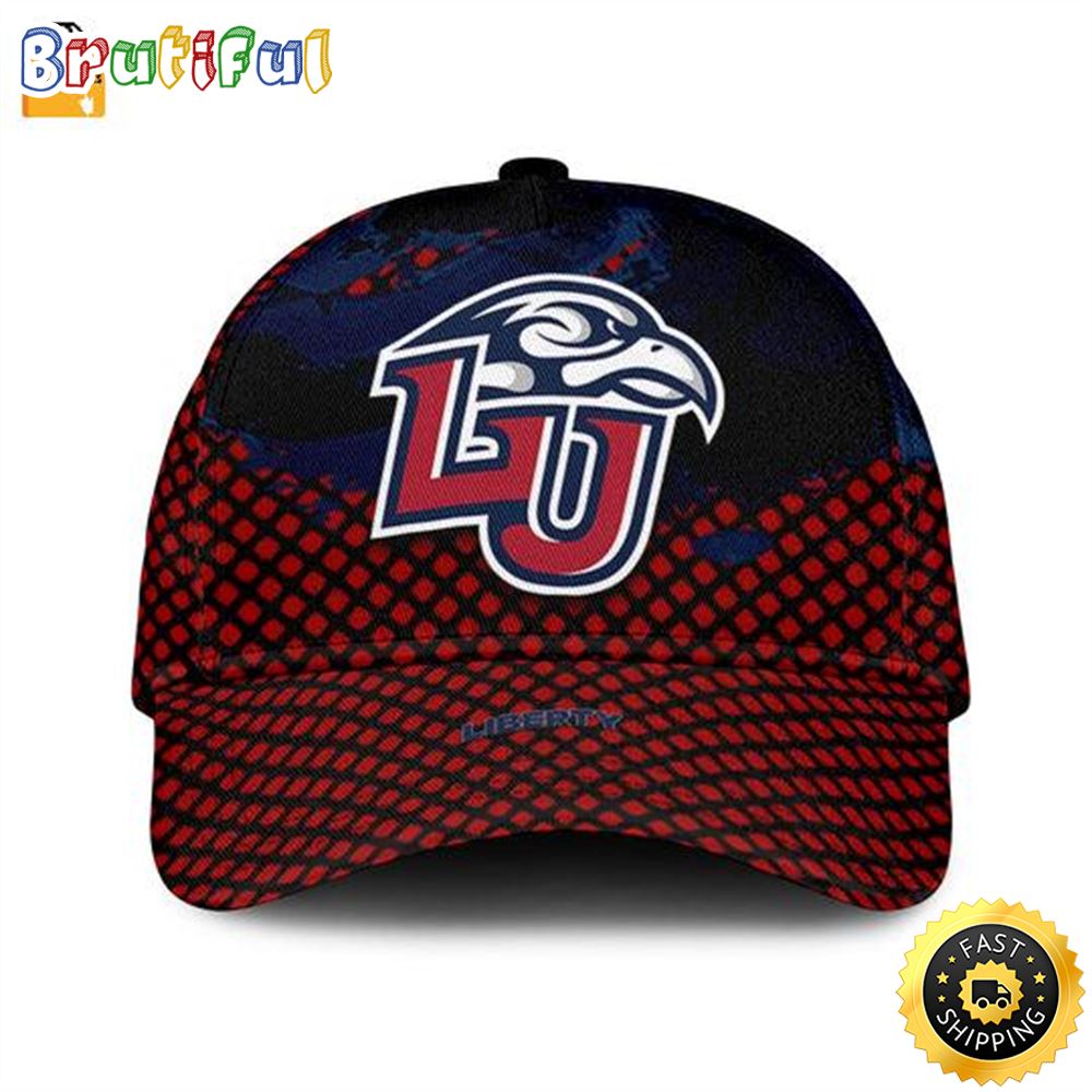 Sportswearmerch Liberty Flames NCAA Grunge Classic Cap For Fan