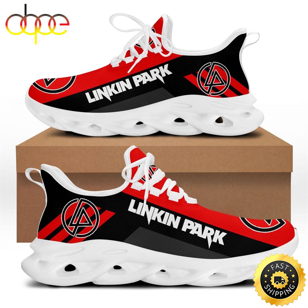 Sportswearmerch Linkin Park Music Red Black Max Soul Shoes Sneakers For Men And Women