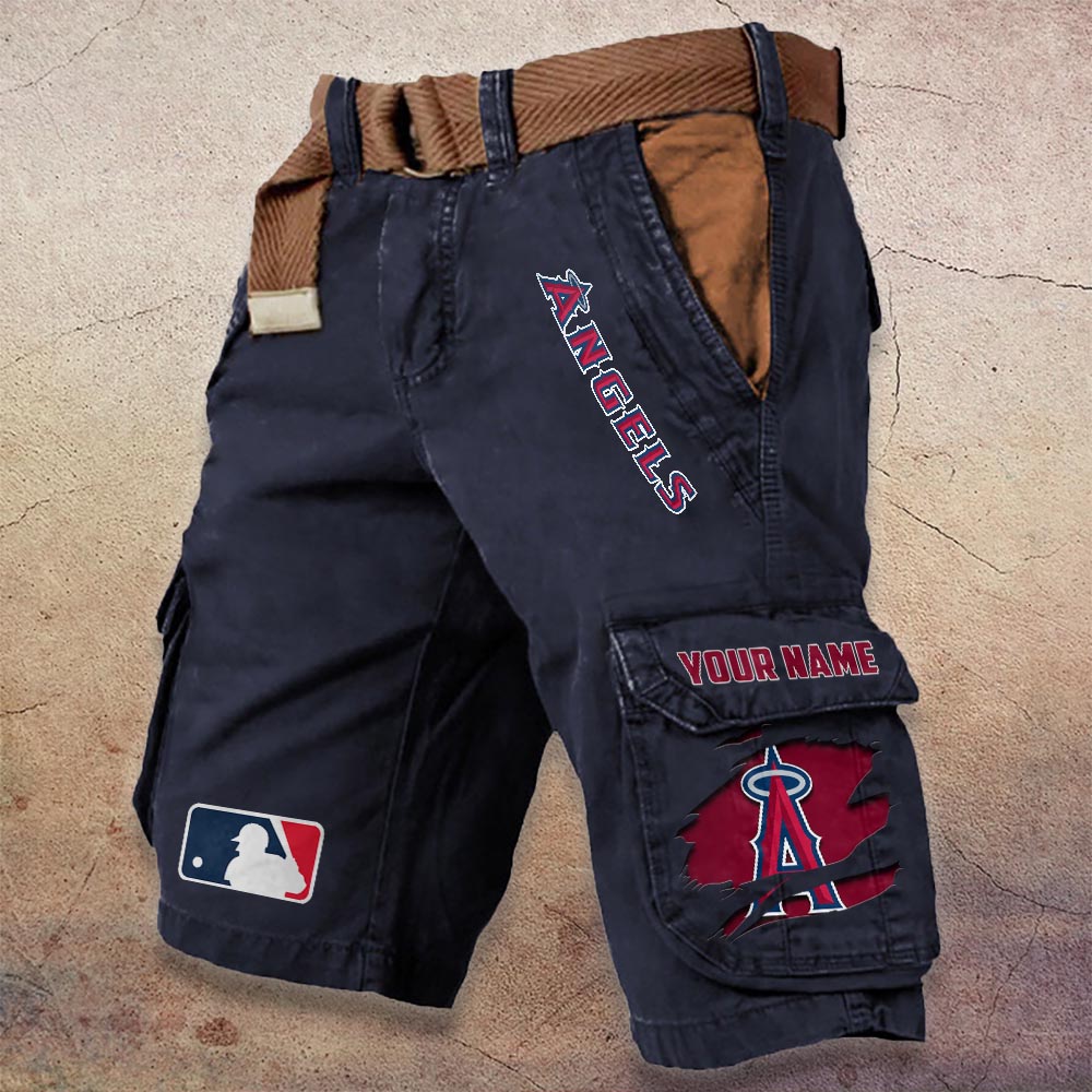 Sportswearmerch Los Angeles Angels MLB Denim Short For Fan