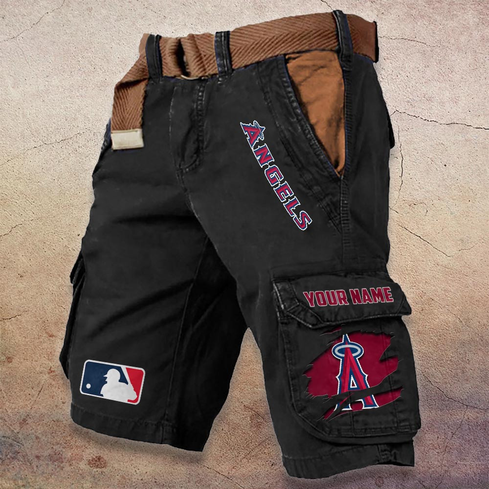 Sportswearmerch Los Angeles Angels MLB Denim Short For Fan