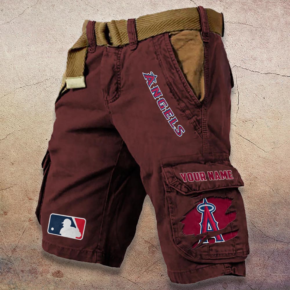 Sportswearmerch Los Angeles Angels MLB Denim Short For Fan