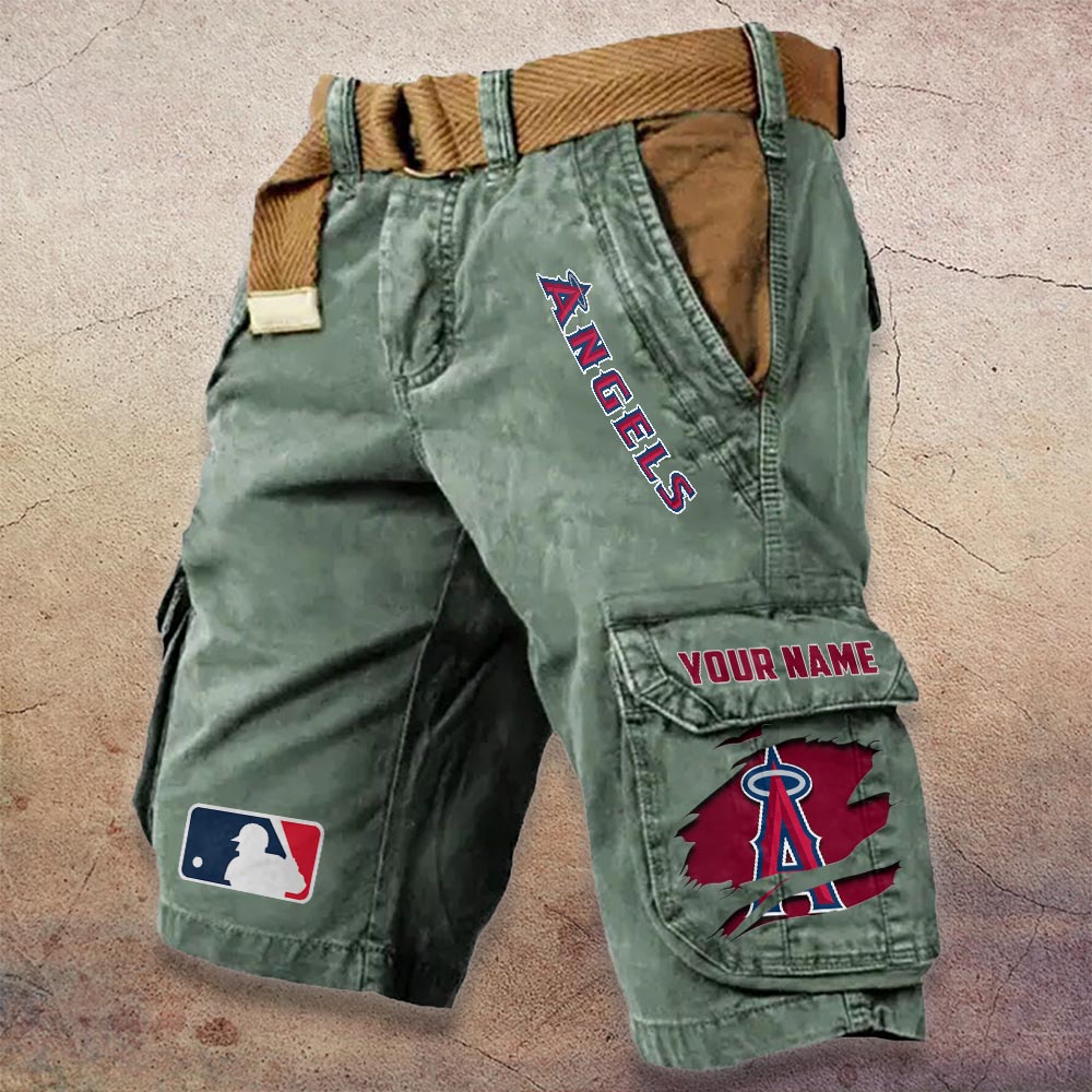 Sportswearmerch Los Angeles Angels MLB Denim Short For Fan