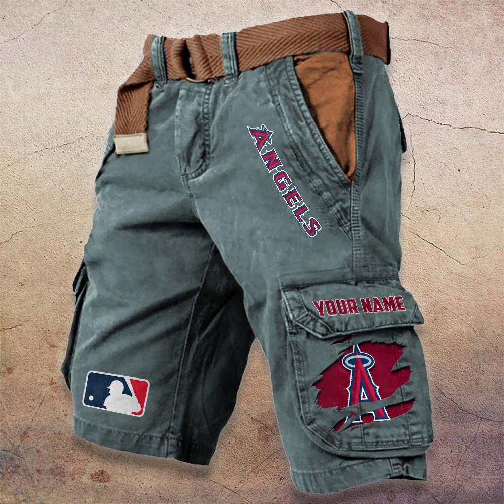 Sportswearmerch Los Angeles Angels MLB Denim Short For Fan