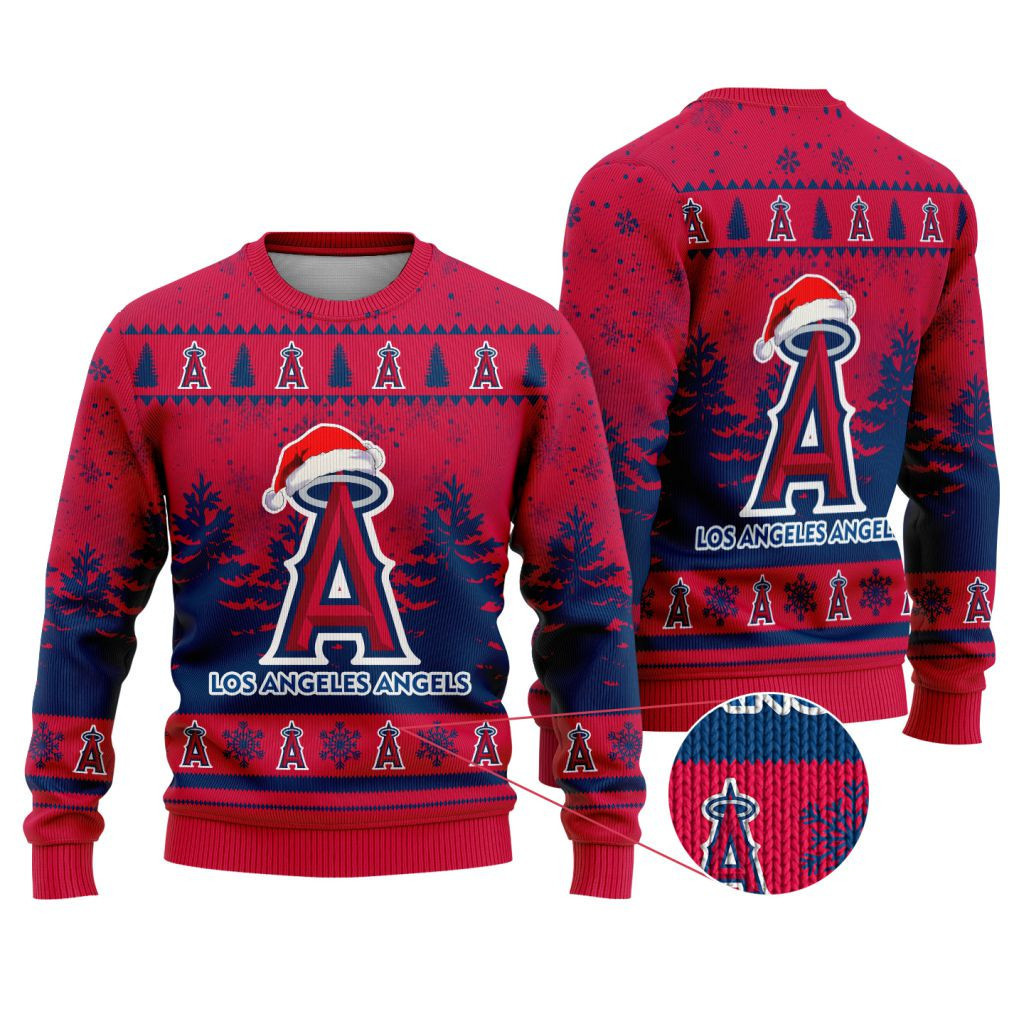 Sportswearmerch Los Angeles Angels MLB Funny Christmas Ugly Sweater For Fans