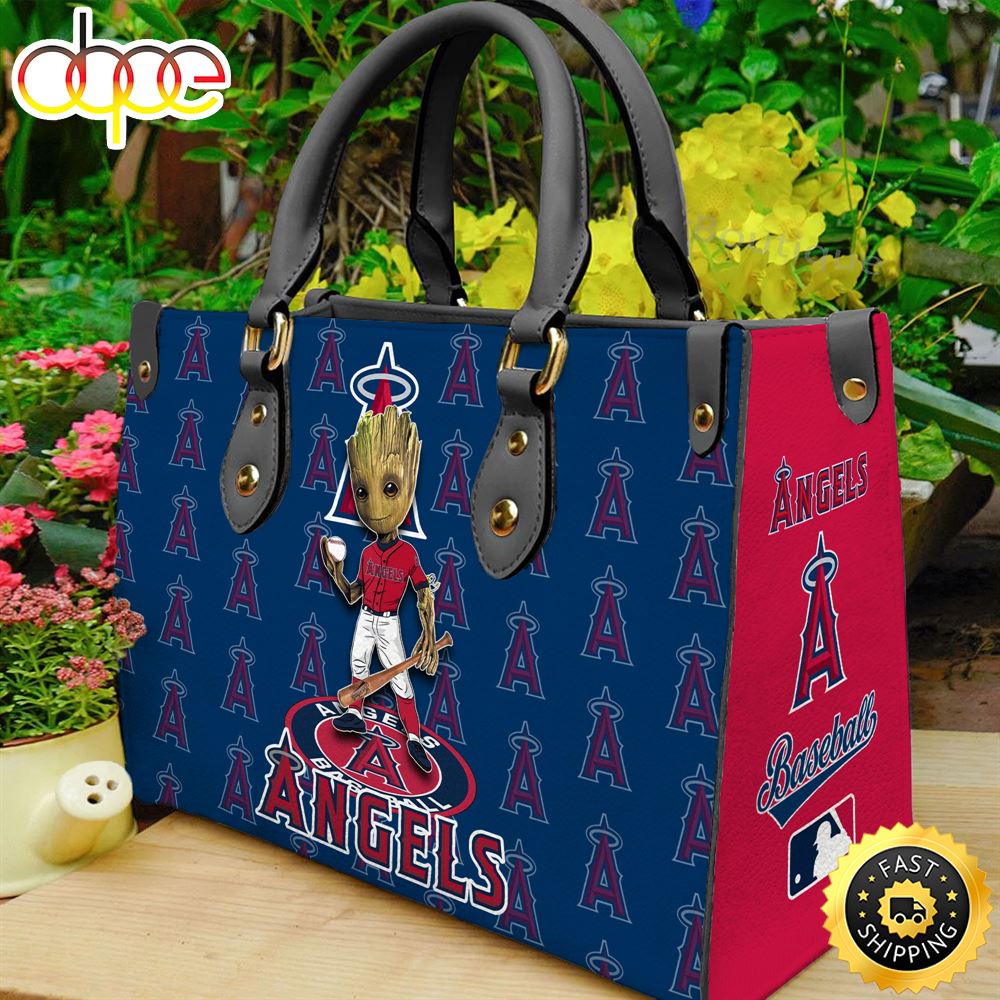 Sportswearmerch Los Angeles Angels MLB Groot Women Leather Hand Bag For Fan