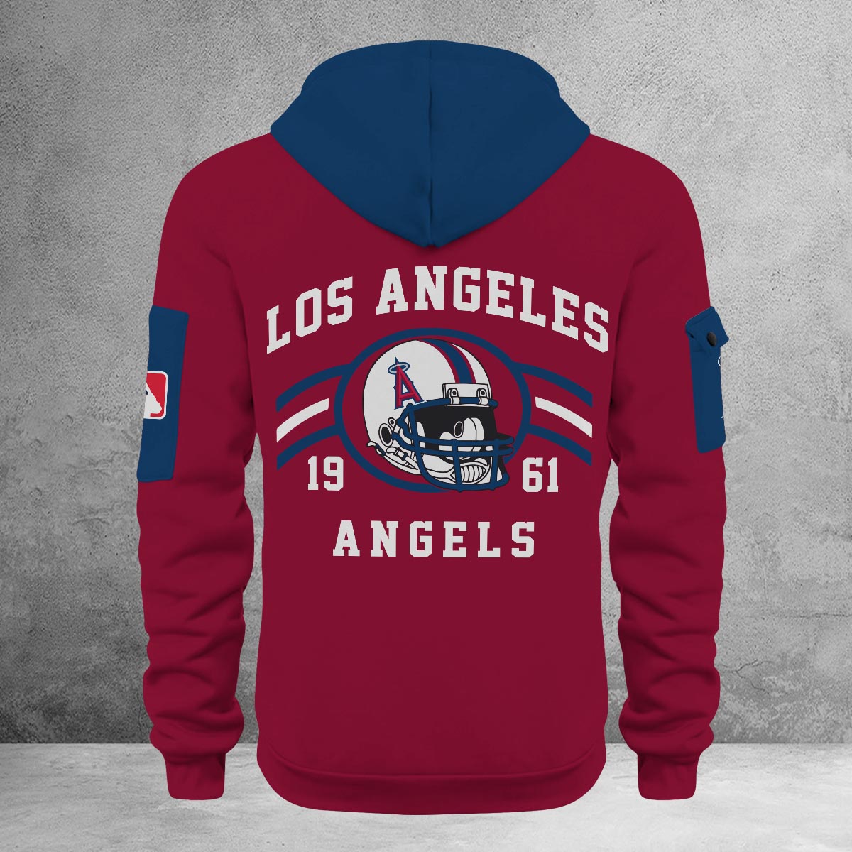 Sportswearmerch Los Angeles Angels MLB Half Zip Hoodie Personalized For Fan