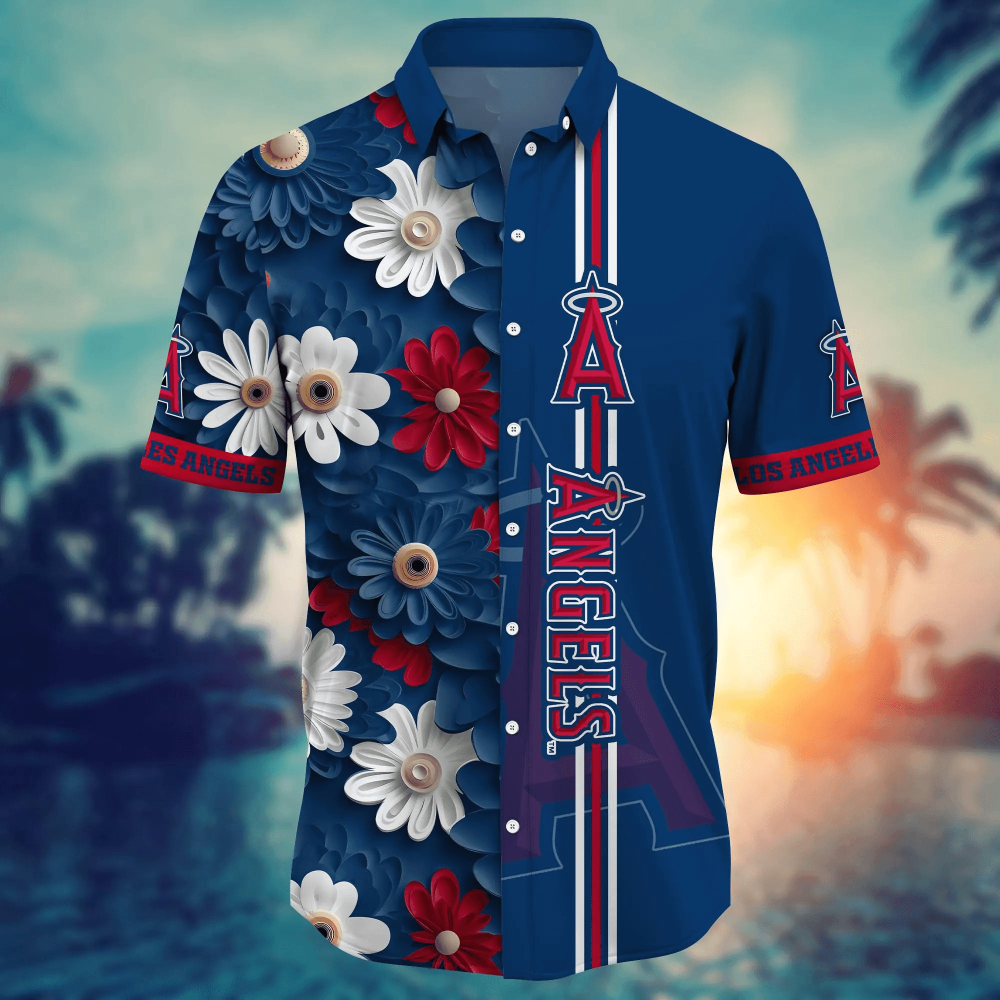 Sportswearmerch Los Angeles Angels MLB Personalized Hawaiian Shirt For Fan