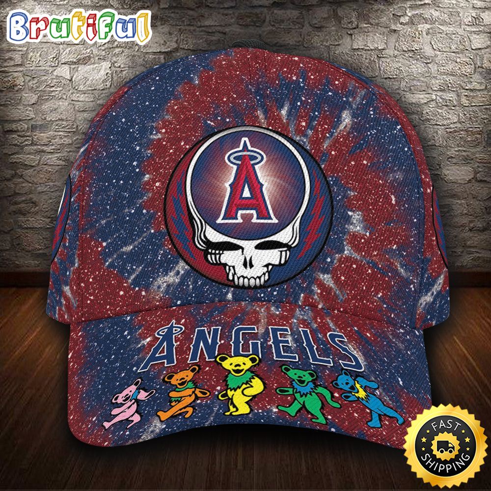 Sportswearmerch Los Angeles Angels MLB x Grateful Dead Classic Cap For Fan
