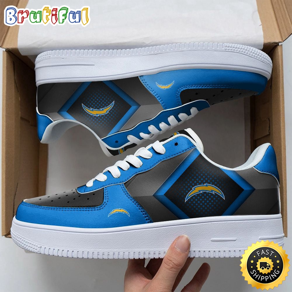 Sportswearmerch Los Angeles Chargers NFL Air Low-Top Sneakers Shoes For Men And Women