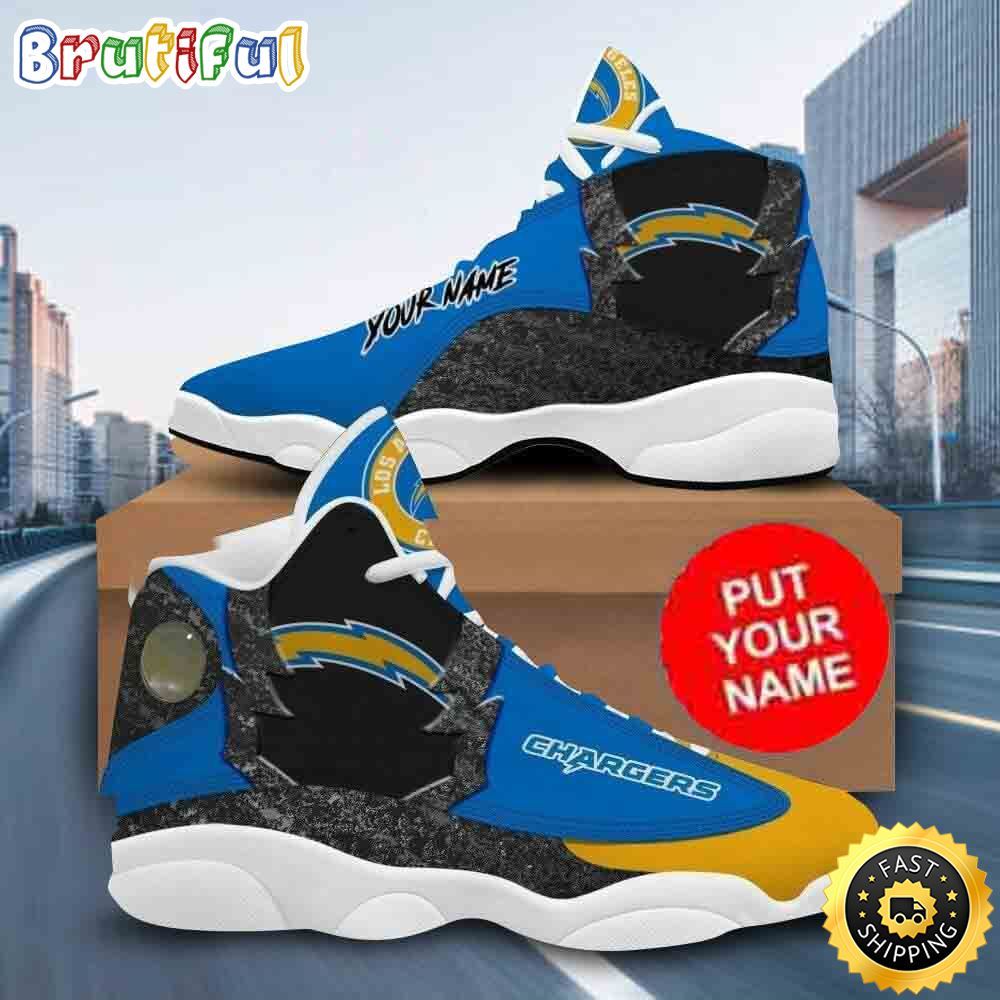 Sportswearmerch Los Angeles Chargers NFL AJ13 Sneakers Shoes For Men And Women