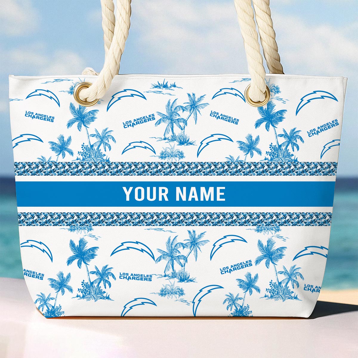 Sportswearmerch Los Angeles Chargers NFL Beach Bag For Fan