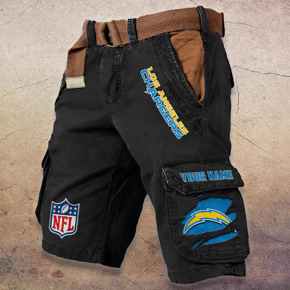 Sportswearmerch Los Angeles Chargers NFL Denim Short For Fan