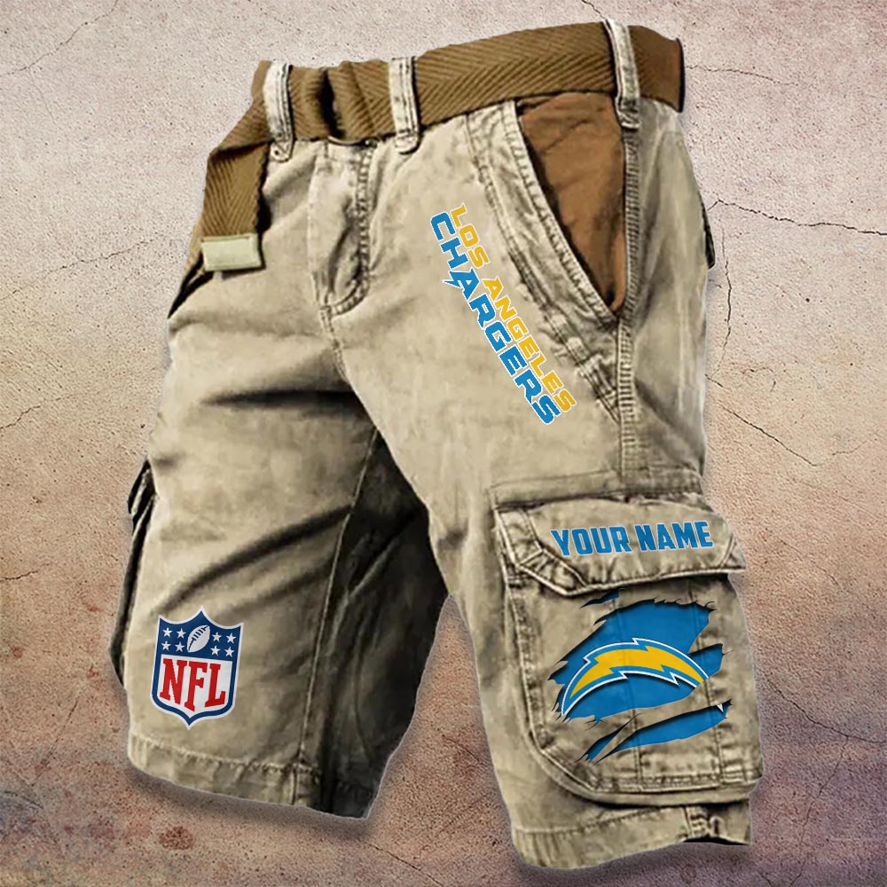 Sportswearmerch Los Angeles Chargers NFL Denim Short For Fan