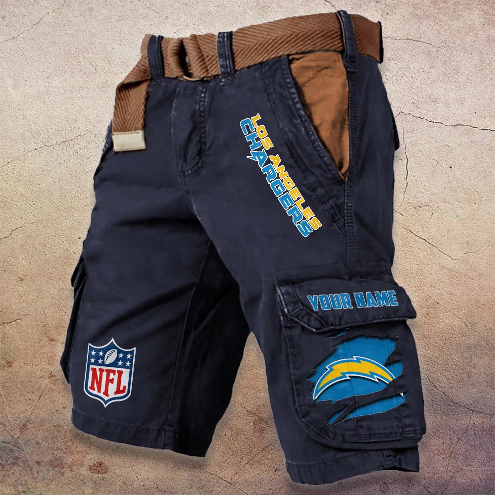 Sportswearmerch Los Angeles Chargers NFL Denim Short For Fan