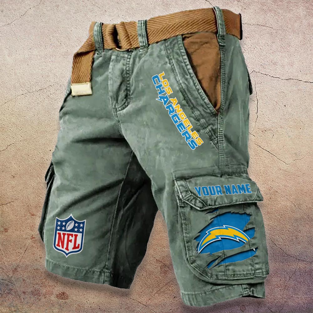 Sportswearmerch Los Angeles Chargers NFL Denim Short For Fan