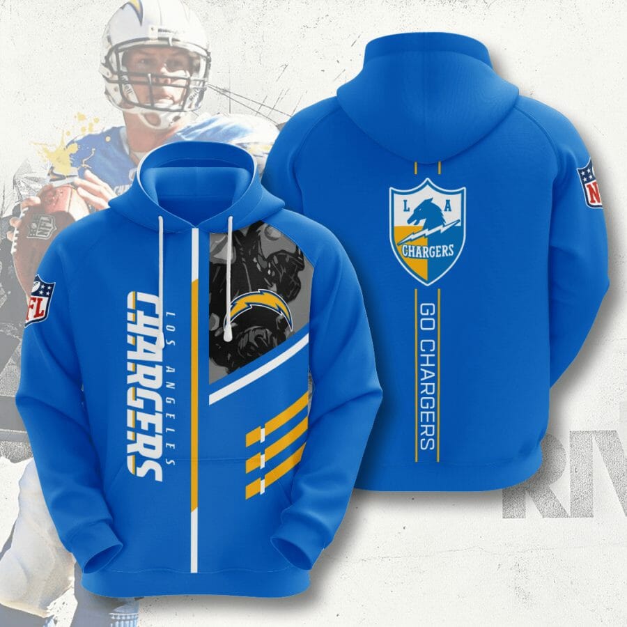 Sportswearmerch Los Angeles Chargers NFL Go Chargers Personalized Hoodie For Fan