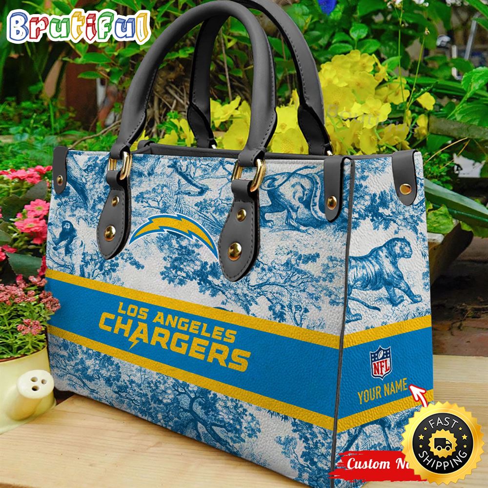 Sportswearmerch Los Angeles Chargers NFL Leather Handbag For Fan
