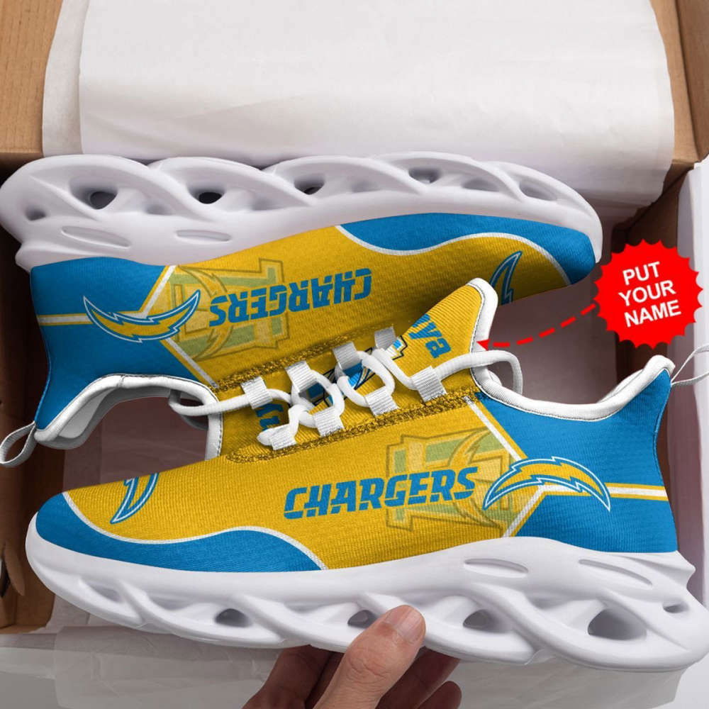 Sportswearmerch Los Angeles Chargers NFL Max Soul Shoes Sneakers For Men And Women