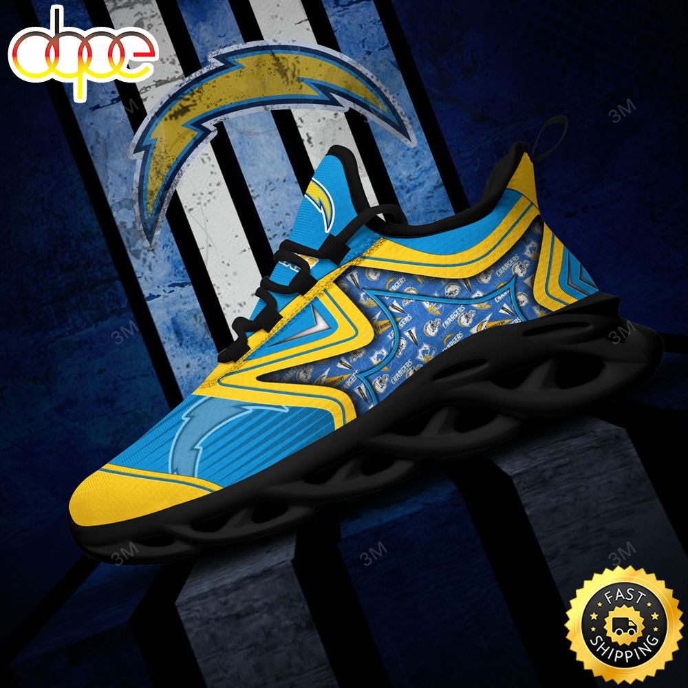 Sportswearmerch Los Angeles Chargers NFL Max Soul Shoes Sneakers For Men And Women