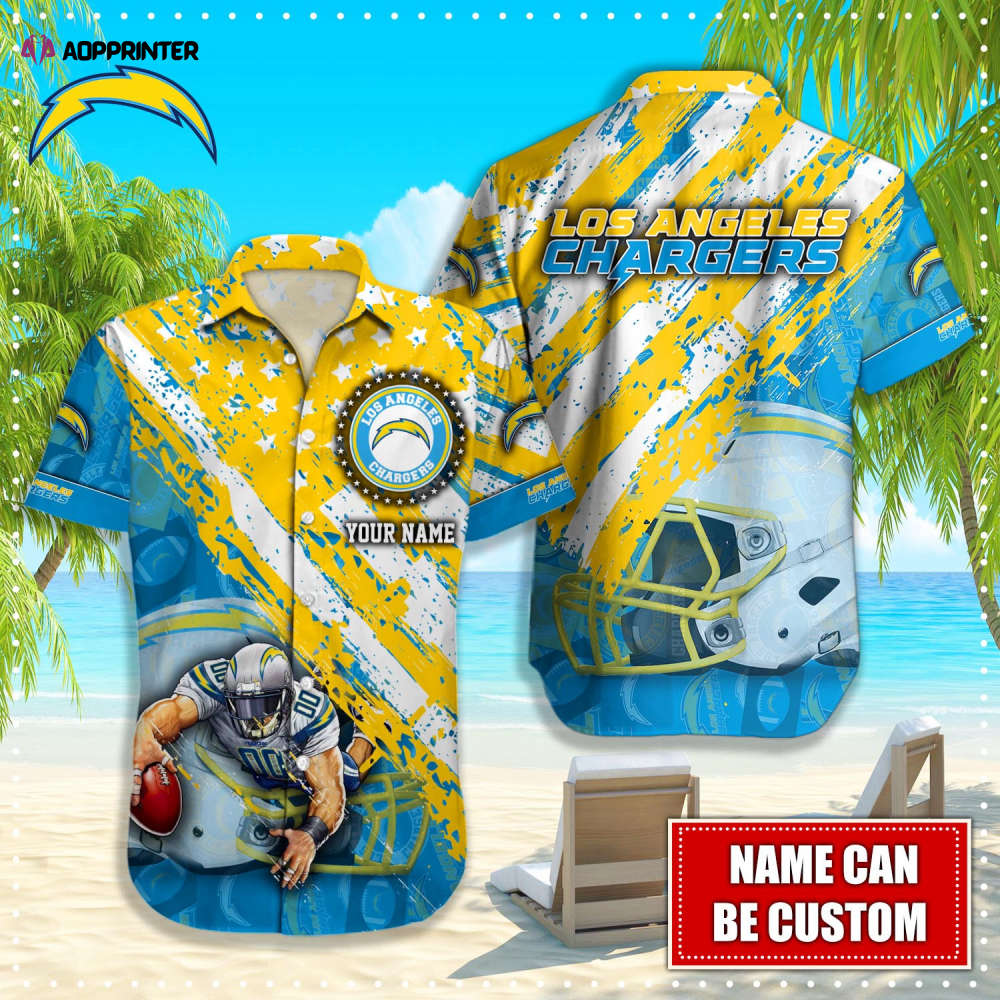 Sportswearmerch Los Angeles Chargers NFL Personalized Hawaiian Shirt For Fan