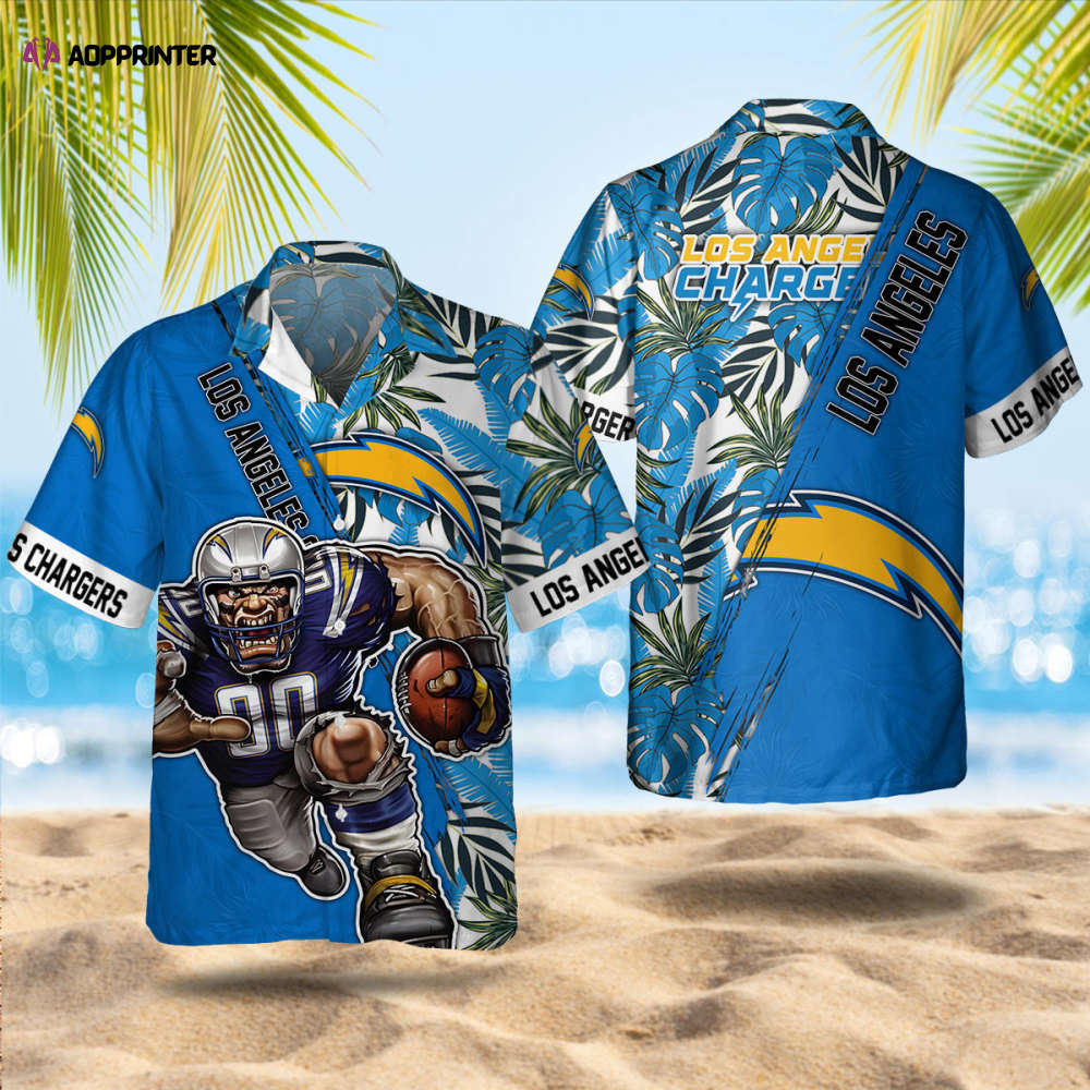 Sportswearmerch Los Angeles Chargers NFL Personalized Hawaiian Shirt For Fan