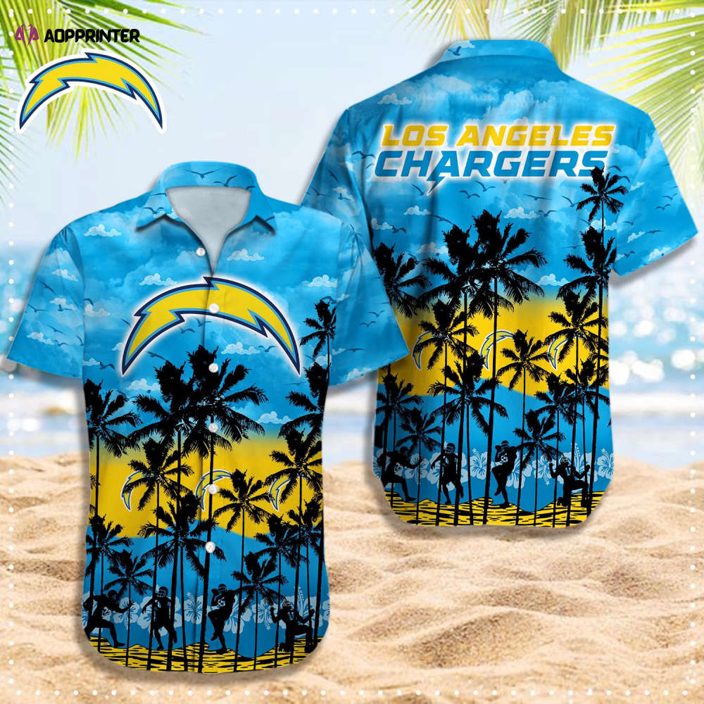 Sportswearmerch Los Angeles Chargers NFL Personalized Hawaiian Shirt For Fan