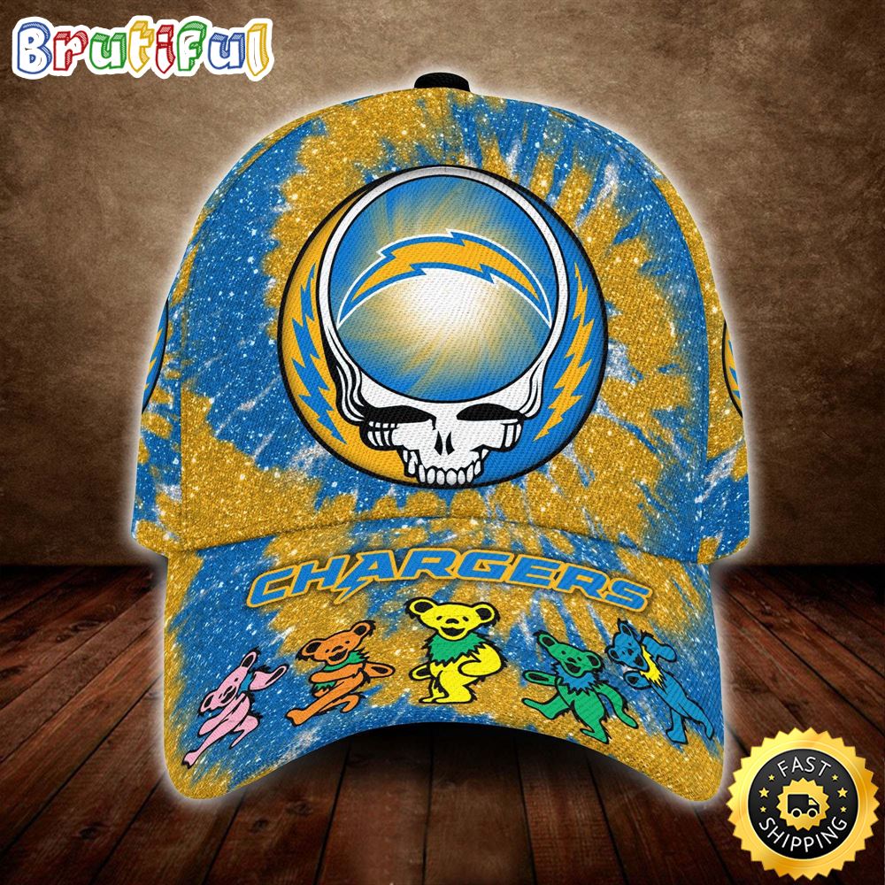 Sportswearmerch Los Angeles Chargers NFL x Grateful Dead Classic Cap For Fan