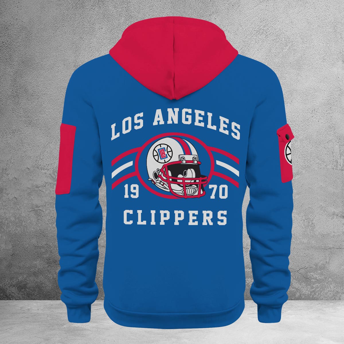 Sportswearmerch Los Angeles Clippers NBA Half Zip Hoodie Personalized For Fan
