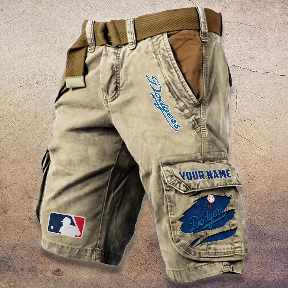 Sportswearmerch Los Angeles Dodgers MLB Denim Short For Fan