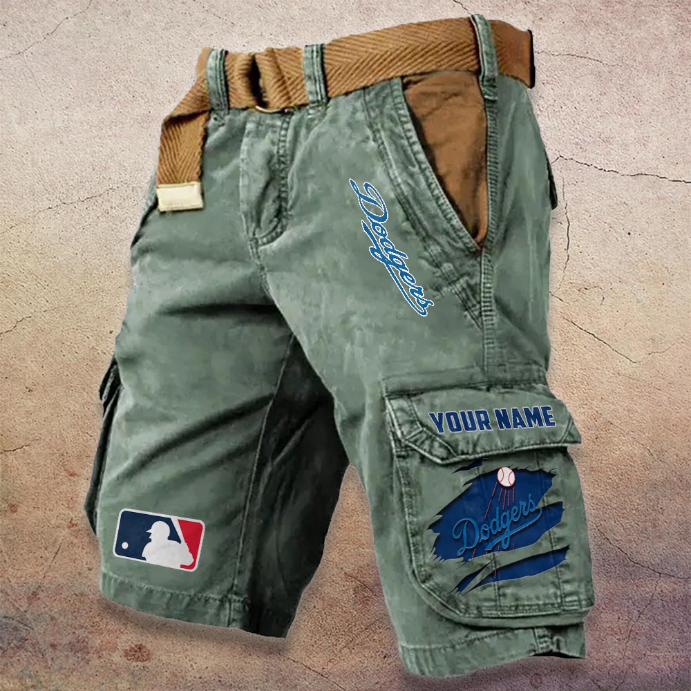 Sportswearmerch Los Angeles Dodgers MLB Denim Short For Fan