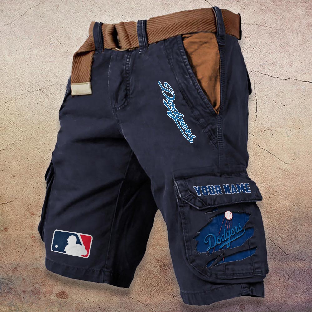 Sportswearmerch Los Angeles Dodgers MLB Denim Short For Fan