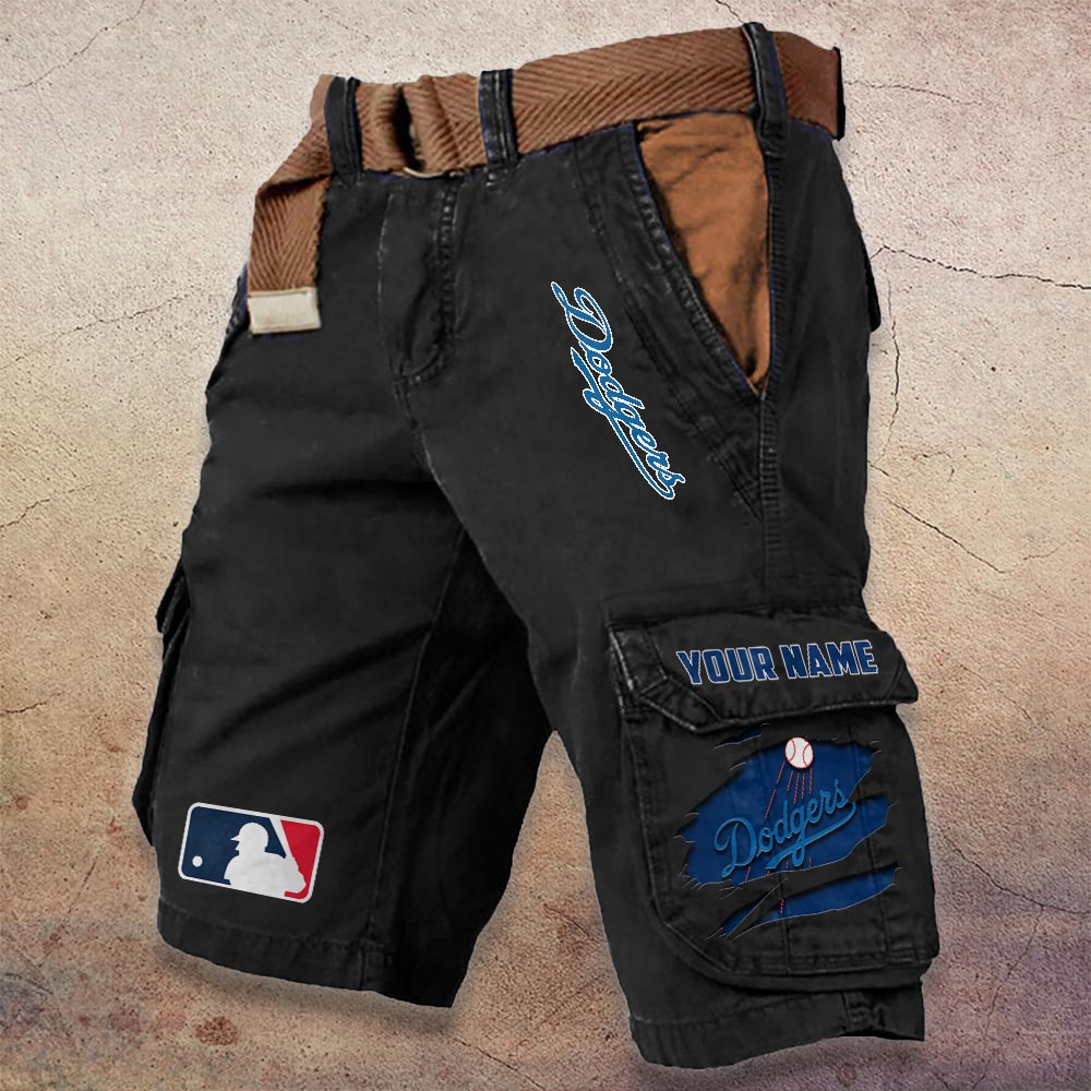 Sportswearmerch Los Angeles Dodgers MLB Denim Short For Fan