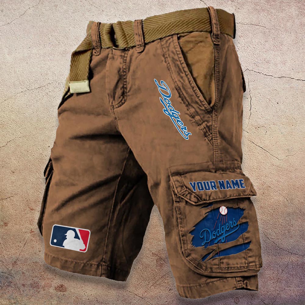 Sportswearmerch Los Angeles Dodgers MLB Denim Short For Fan